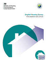 English Housing Survey Home adaptations report, 2019-20 cover
