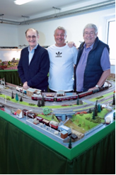 Shenley Wood Village enthusiasts show off their model railway.