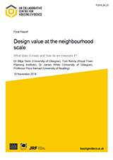 Cover Design Value at the Neighbourhood Scale