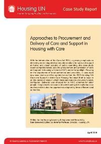 Cover - Approaches to Procurement and Delivery of Care and Support in Housing with Care