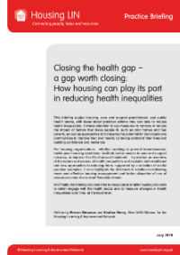 Cover HLIN Practice Briefing Health Inequalities