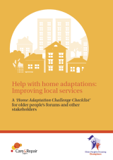 Help with home adaptations: Improving local services cover