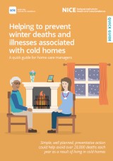 Helping to prevent winter deaths and illnesses associated with cold homes cover