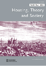 Housing, Theory and Society Cover