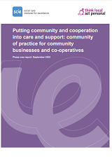 Putting community and cooperation into care and support cover