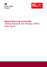 Spatial Planning and Health Getting Research into Practice Cover