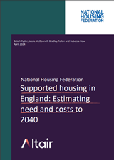 Supported housing in England: Estimating need 2040 COVER
