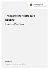 The market for extra care housing cover