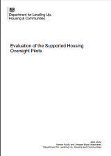 Supported Housing Oversight Pilots cover