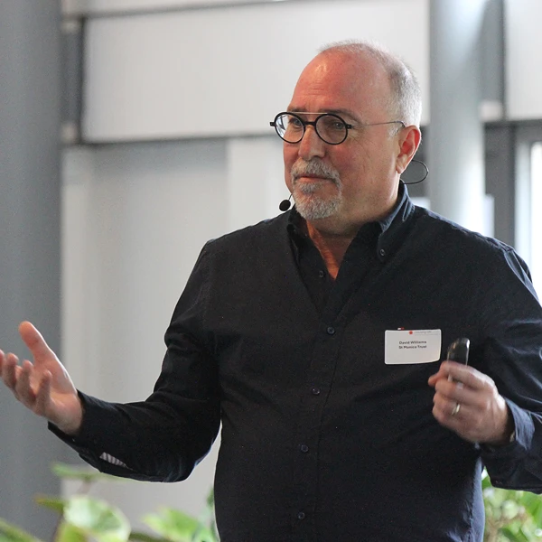 David Williams speaking at HLIN Bristol
