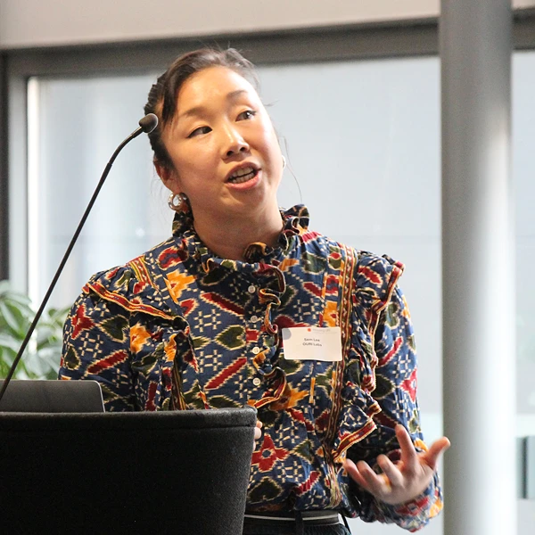 Sem Lee speaking at HLIN Bristol