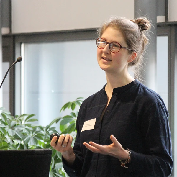 Sian De Bell speaking at HLIN Bristol