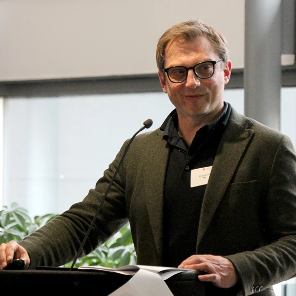 Simon Atkins speaking at HLIN Bristol