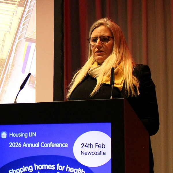 Barbara Clarenz speaking at HLIN Newcastle