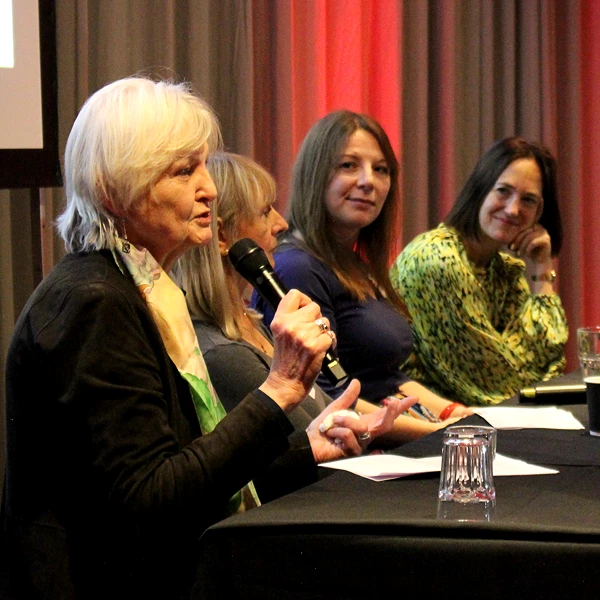 Barbara Douglas speaking at HLIN Newcastle