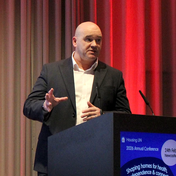 Jon McDonald speaking at HLIN Newcastle