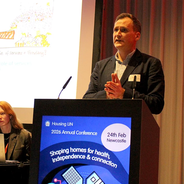 Nick Sinclair speaking at HLIN Newcastle