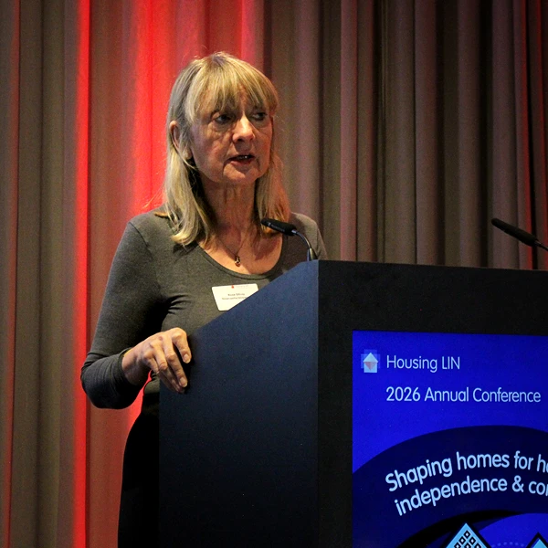 Rose Gilroy speaking at HLIN Newcastle