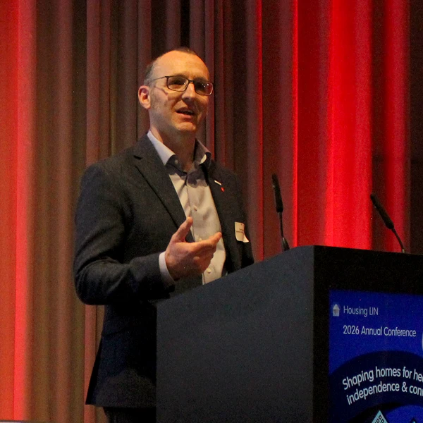 Tom Dodd speaking at HLIN Newcastle