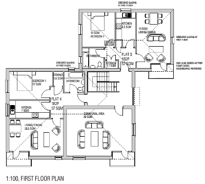 Badger House 1stF Plan