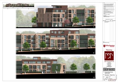 Chesil Street Extra Care Scheme elevations