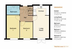 Meadow Court 2Bed Plan