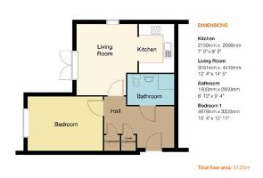 Meadow Court Single Bed Plan