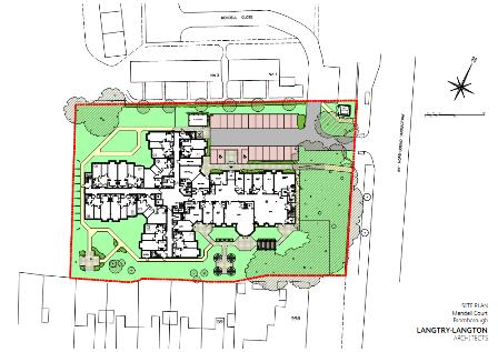 Mendell Court Site plan