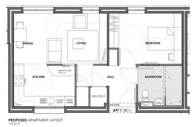 Proposed Apartment Layout