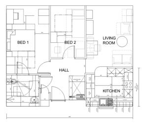 Floor Plan 2bed