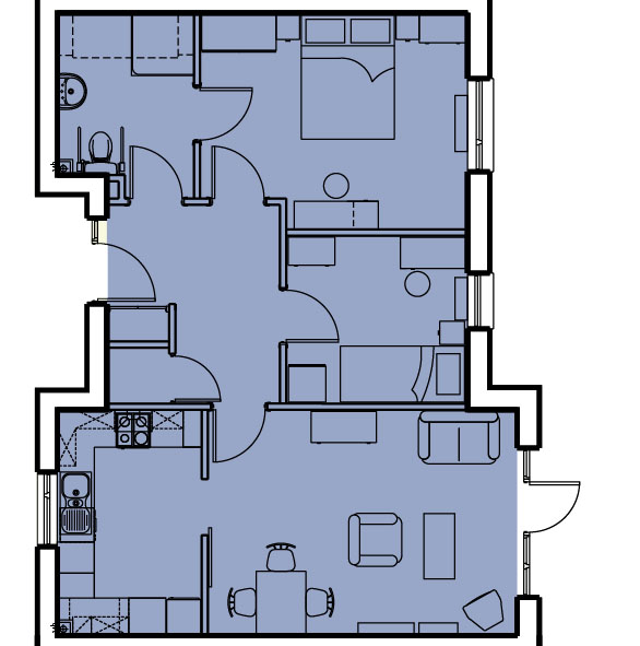 2 Bed Apartment