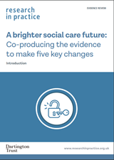 A brighter social care future COVER