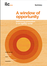 A window of opportunity Delivering prevention in an ageing world cover