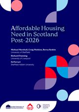 Affordable housing needs in Scotland report cover sml