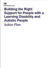 Building the right support for people with a learning disability and autistic people cover