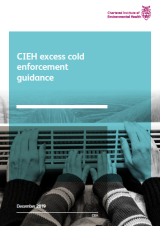 CIEH excess cold enforcement guidance cover