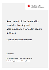 Cover_An assessment of the demand for specialist housing and accommodation for older people in Wales