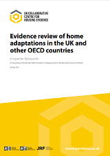 Evidence review of home adaptations in the UK and other OECD countries cover