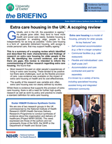 Extra care housing in the UK: A scoping review COVER