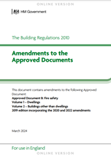 Approved Document B March 2024 Amendments COVER