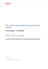 Fire Safety PRP report cover sml