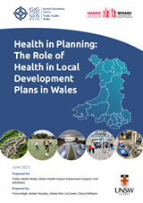 Health in Planning, Wales COVER