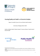 Housing Quality and Health - an Economic Analysis COVER