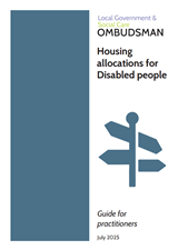 Housing allocations for Disabled people cover