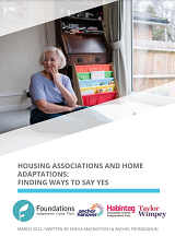 Housing associations, home adaptations and independent lives Finding ways to say yes cover