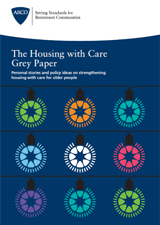 Housing with care grey paper frontcover