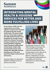 Integrating Mental Health & Housing Services for Better and More Fulfilling Lives COVER