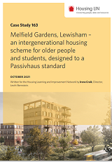 Melfield Gardens, Lewisham - an intergenerational housing scheme for older people and students, designed to a Passivhaus standard cover