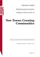 New Towns: Creating Communities COVER