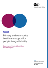 Primary and community healthcare support for people living with frailty cover